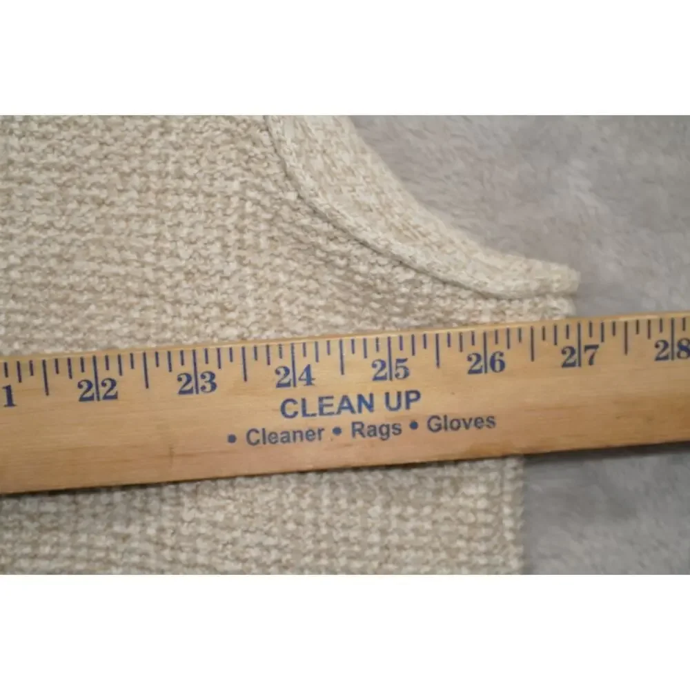 Eddie Bauer USA Made 100% Cotton Knit Sweater Vest Men’s XL Beige Vintage - Picture 8 of 8